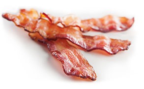 The taste, texture and appearance of raw bacon with the efficiency of fully cooked.