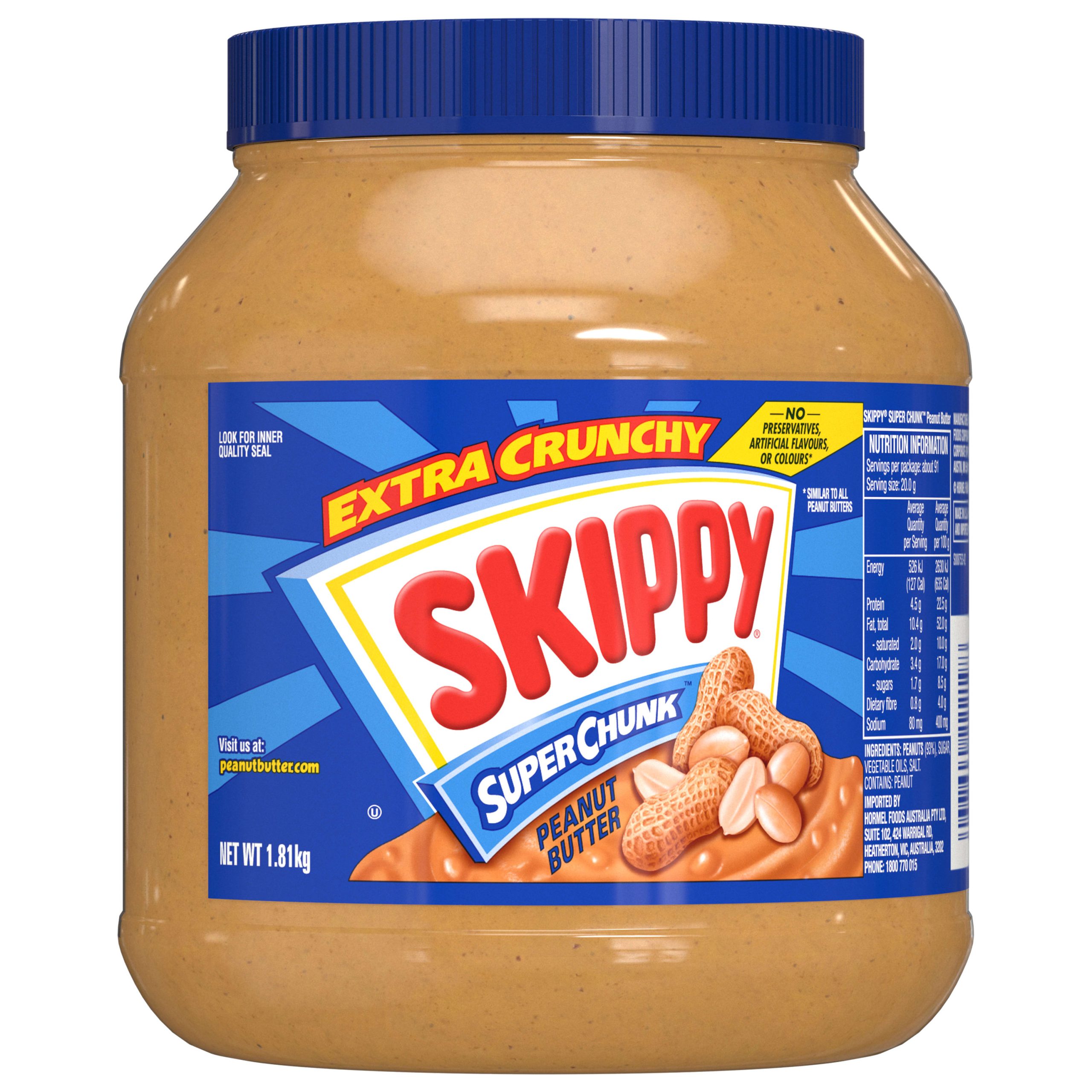 SKIPPY™ Peanut Butter Super Chunk, 64 oz (1.81 kg)