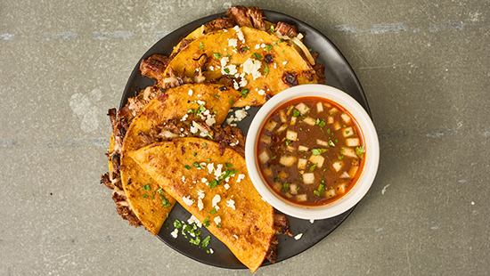 Beef Barbacoa Birra Tacos