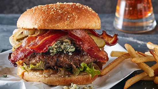 Old Smoke House Pecanwood Bacon Cheeseburger