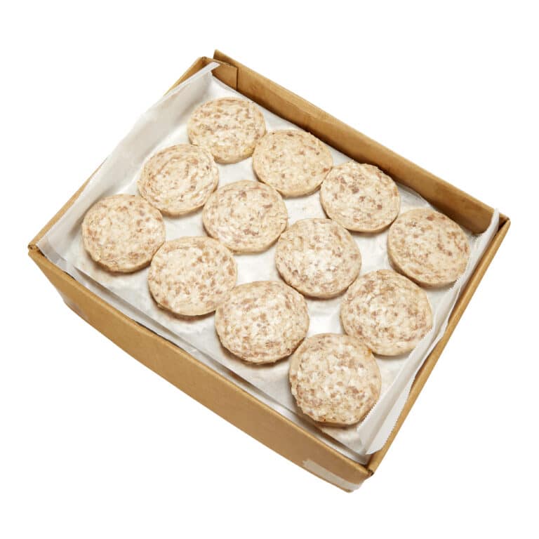 GRIDDLEMASTER™ Salchicha tipo patty, 106/1.5 oz (42.5 g), 4.54 kg