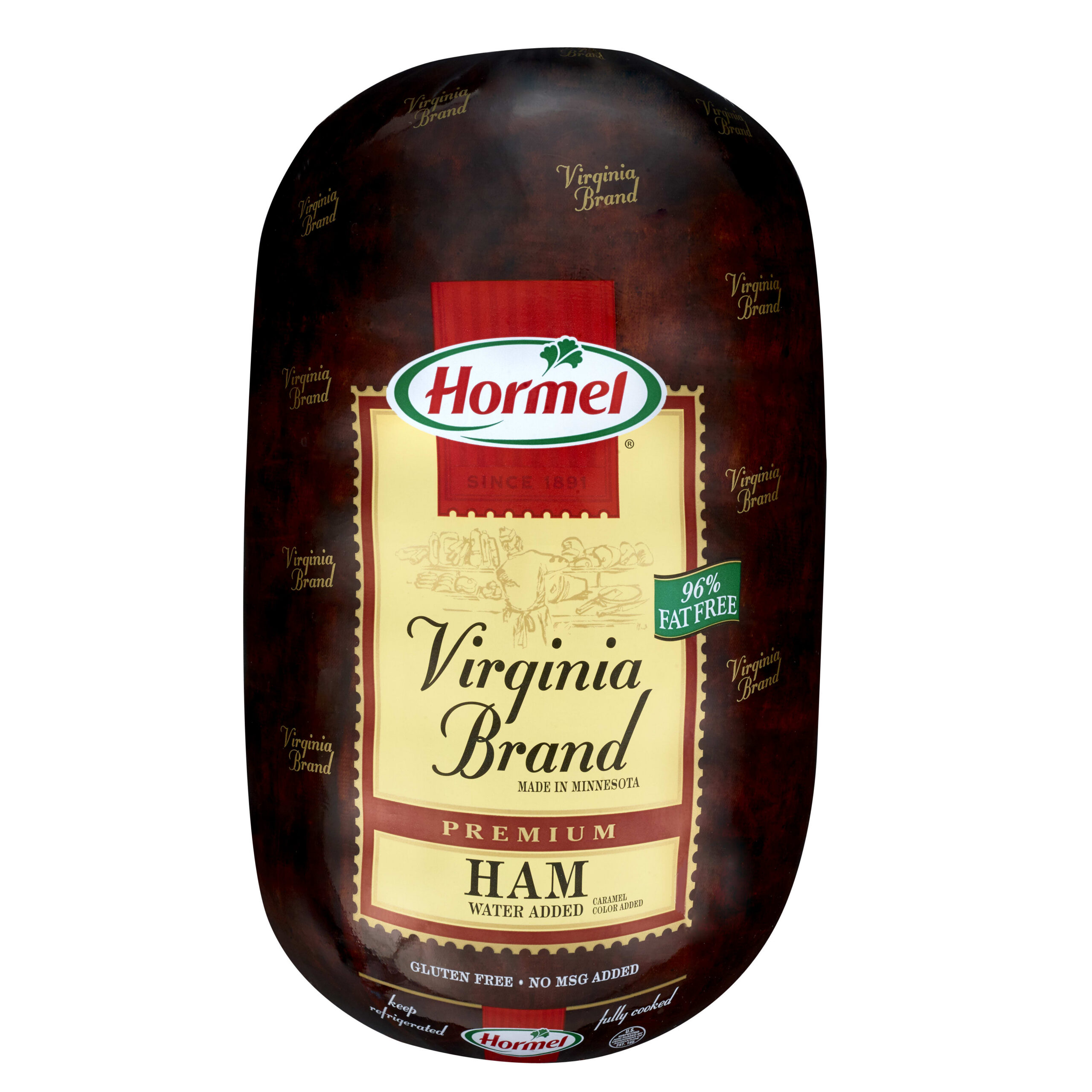 HORMEL® Virginia-Style Ham, Water-Added, 2PC