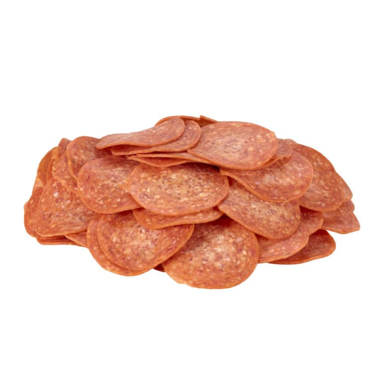 HORMEL™ THE PERFORMANCE PEPPERONI™, Pepperoni Rebanado, 16 rebanadas por onza, 2/5.67 kg