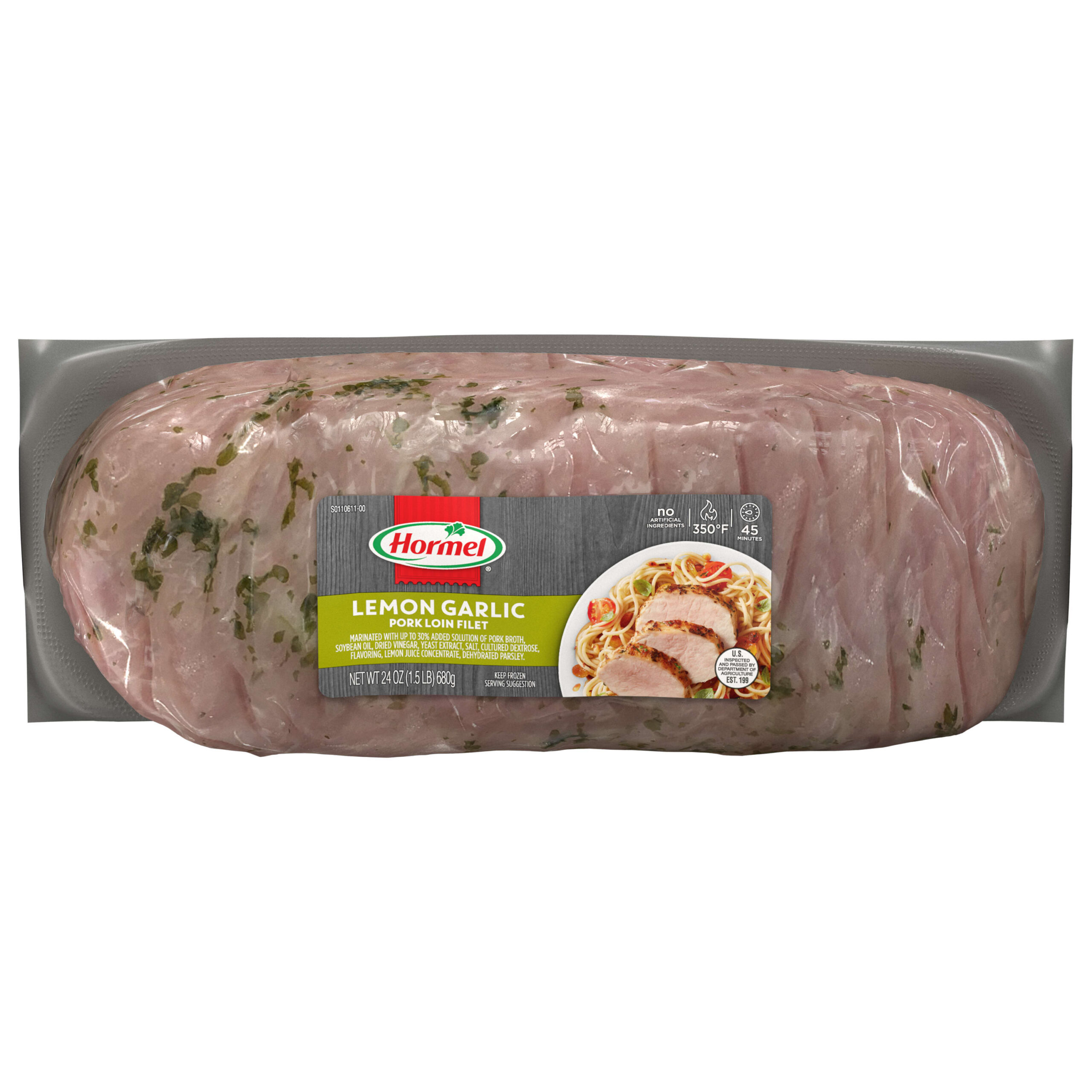 ALWAYS TENDER® Lemon Garlic Pork Loin Filet 2.72 kg