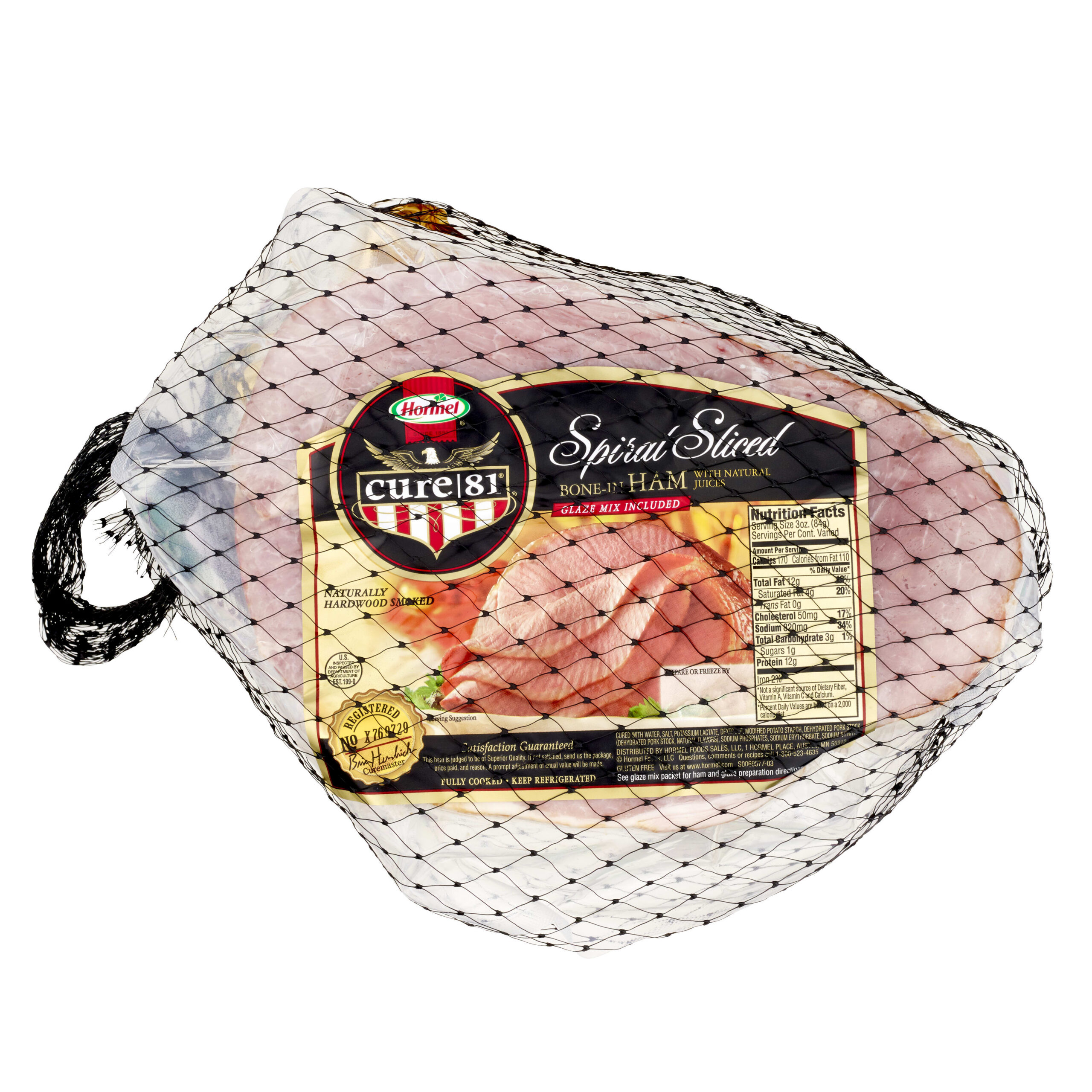 CURE 81™ Bone-In Spiral Ham, Half, 4PC