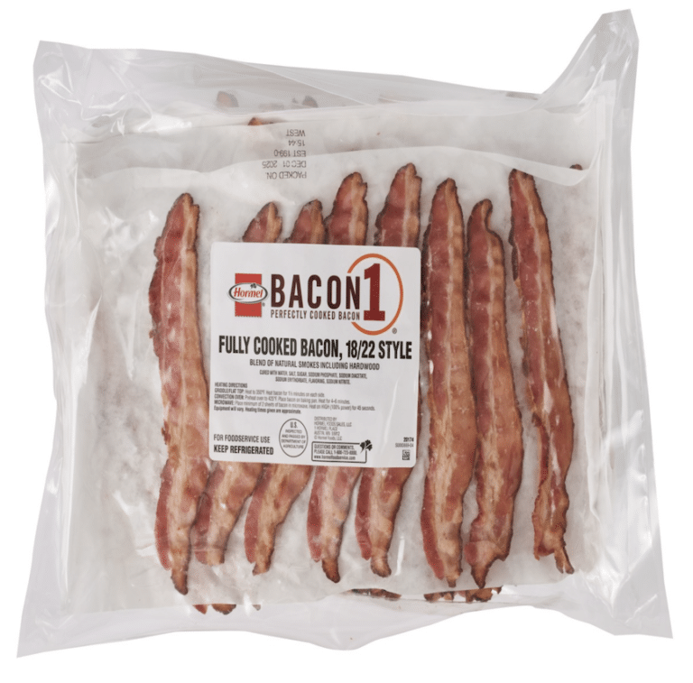 HORMEL<sup>®</sup> BACON 1™ American Style 288 Rashers, 2.21 kg