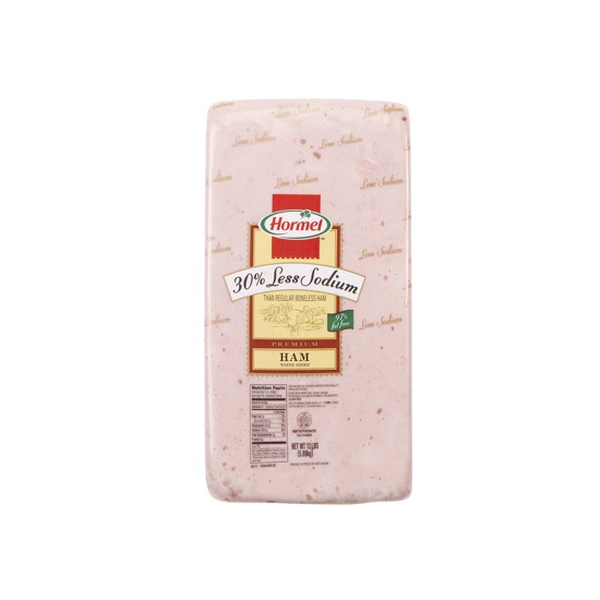 HORMEL® Cooked Ham, Water Added, Less Sodium, 97% Fat Free, 2 ...