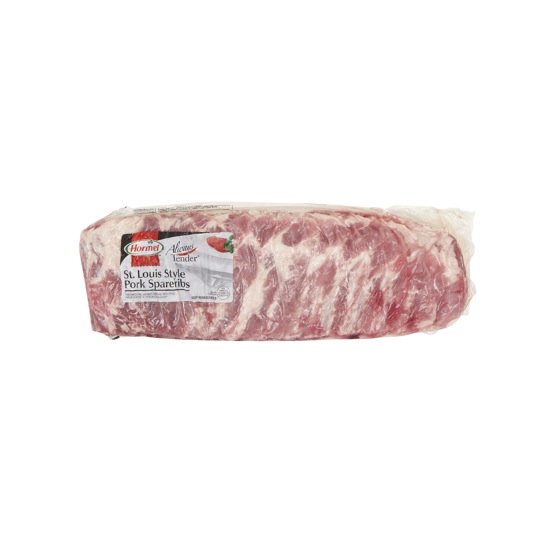 Always Tender Rib St Louis Style Slab Vacuum Packed 12 1 Pc Hormel Foodservice
