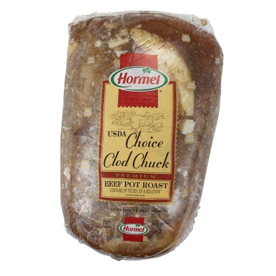 HORMEL® Pot Roast, Choice, Clod Chuck, Well, Precooked, 20, Wet Pack