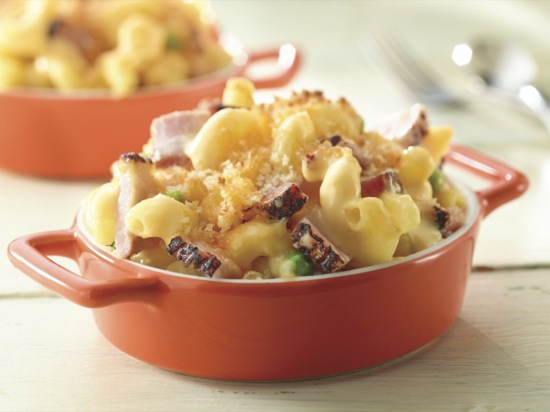 Ham and Three Cheese Macaroni