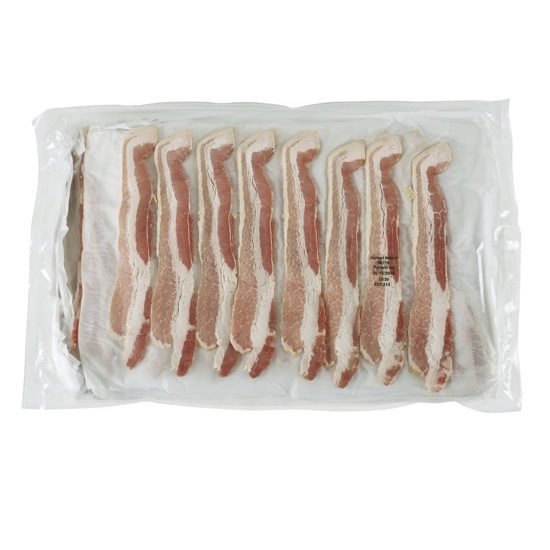 LAYOUT PACK® Bacon, Lower Sodium, 18/22 slice, 15 lb Hormel Foodservice