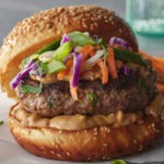 Thai Peanut Beef Burger