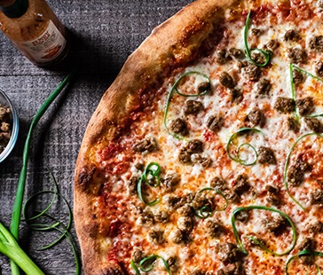 Plant-Based Italian Crumble Pizza