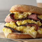 Pastrami and Egg Sandwich