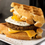 Plant-Based Waffle Breakfast Sandwich