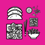Taco meal kit illustration