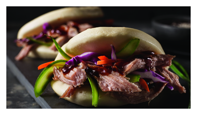 Bao bun sandwich