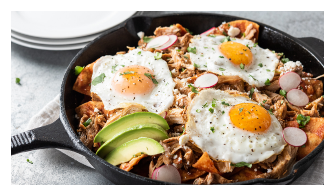 Breakfast chilaquiles