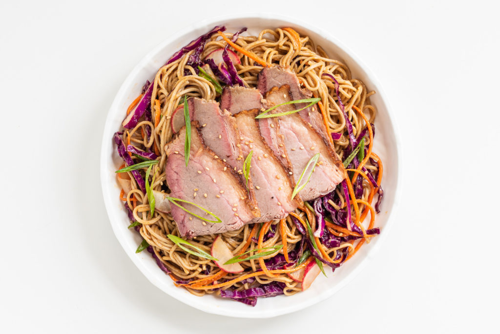 Brisket Soba Salad
