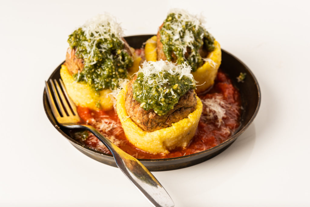 Meatball Polenta