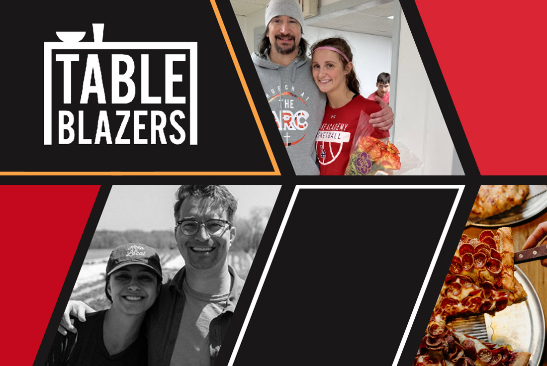 Table Blazers logo and pictures of award winners.
