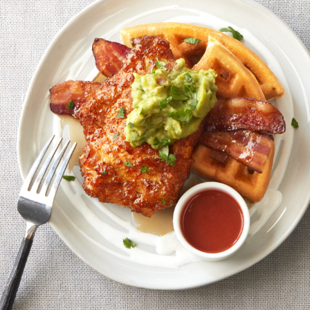 Mexican Chicken and Waffles