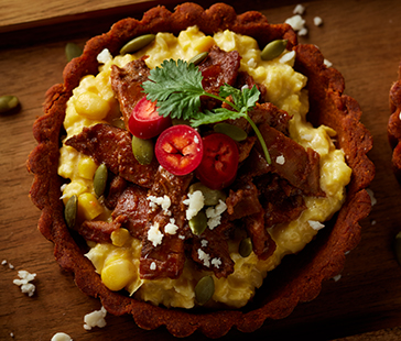 Pork Al Pastor Tamale Tart