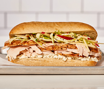 Turkey Apple Slaw Sandwich