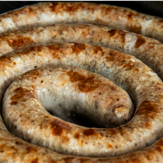 Coiled rope sausage