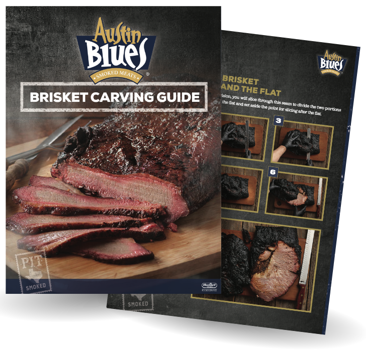 Austin Blues brisket carving guide