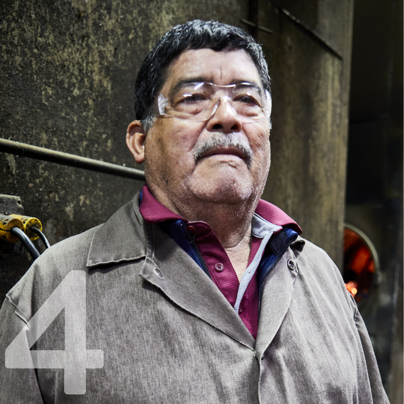 A man who works as a pitmaster