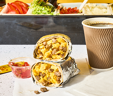 On the Go Breakfast Burrito
