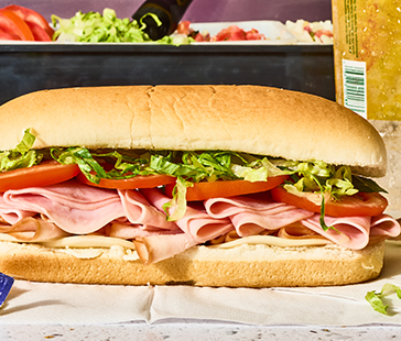 Smoked Ham and Smoked Turkey Combo Sub