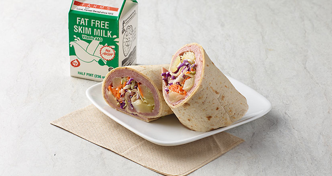 Hawaiian Turkey Ham Wrap