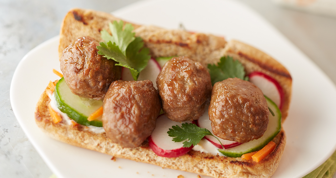 Meatball Banh Mi