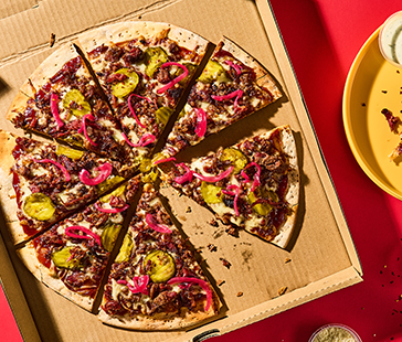 Brisket, Pickle & Ranch Pizza