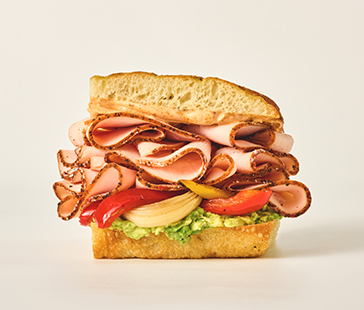 Cajun Turkey Focaccia Sandwich