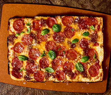 Sicilian Pepperoni Vodka Pizza
