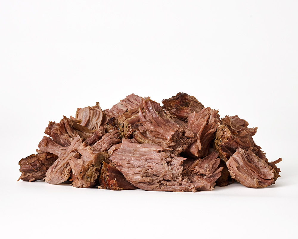 Pile of pot roast chunks