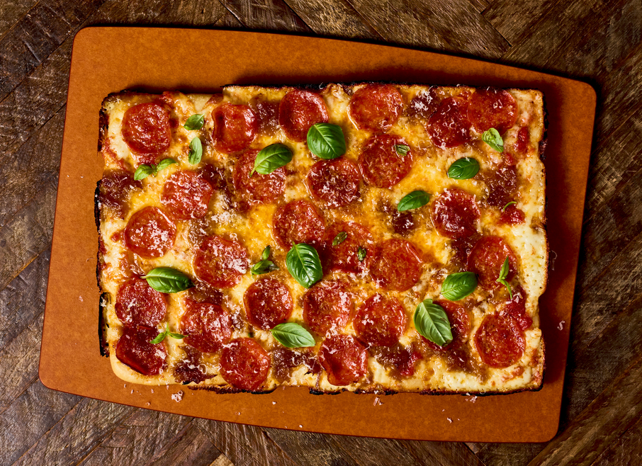 Sicilian Pepperoni Vodka Pizza