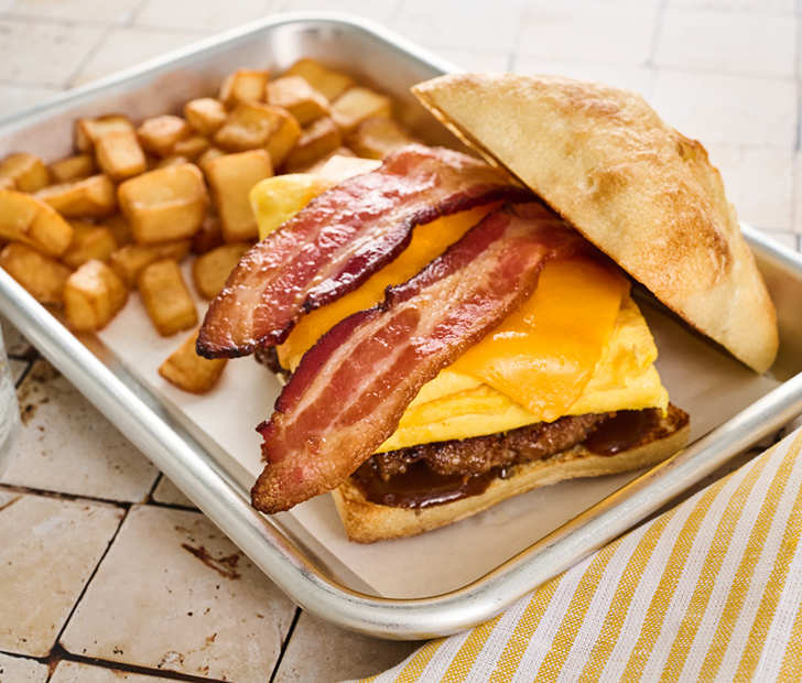 All or Nothing Breakfast Sandwich