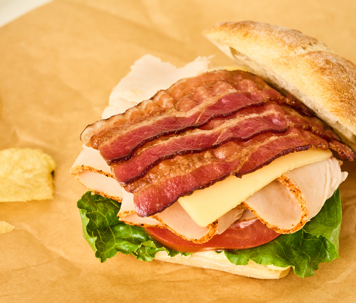 Turkey Bacon BLT Ciabatta Sandwich