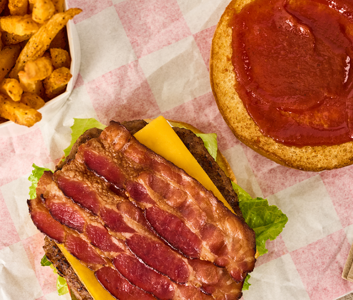 Classic Bacon Cheeseburger Stack
