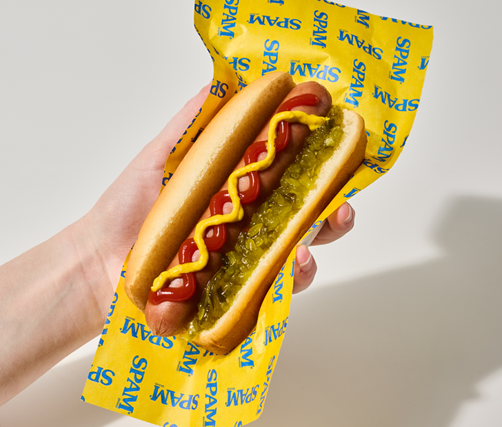 Classic Relish Mustard Ketchup SPAM® Dog