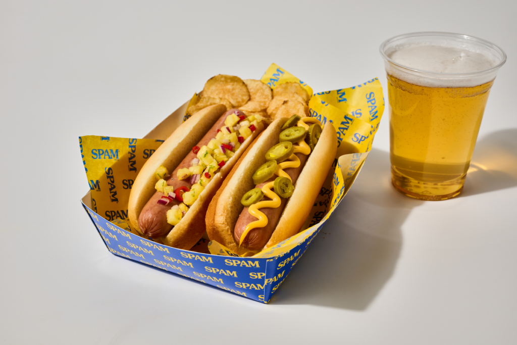 SPAM® Dog Pineapple Relish and Jalapeno Cheddar